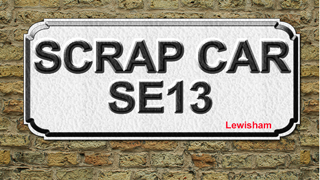 scrap car SE13